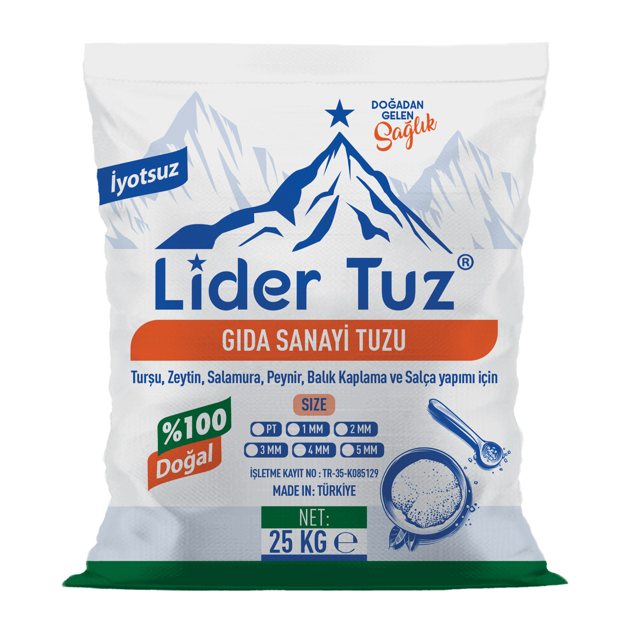 Gıda Sanayi Tuzu 2mm