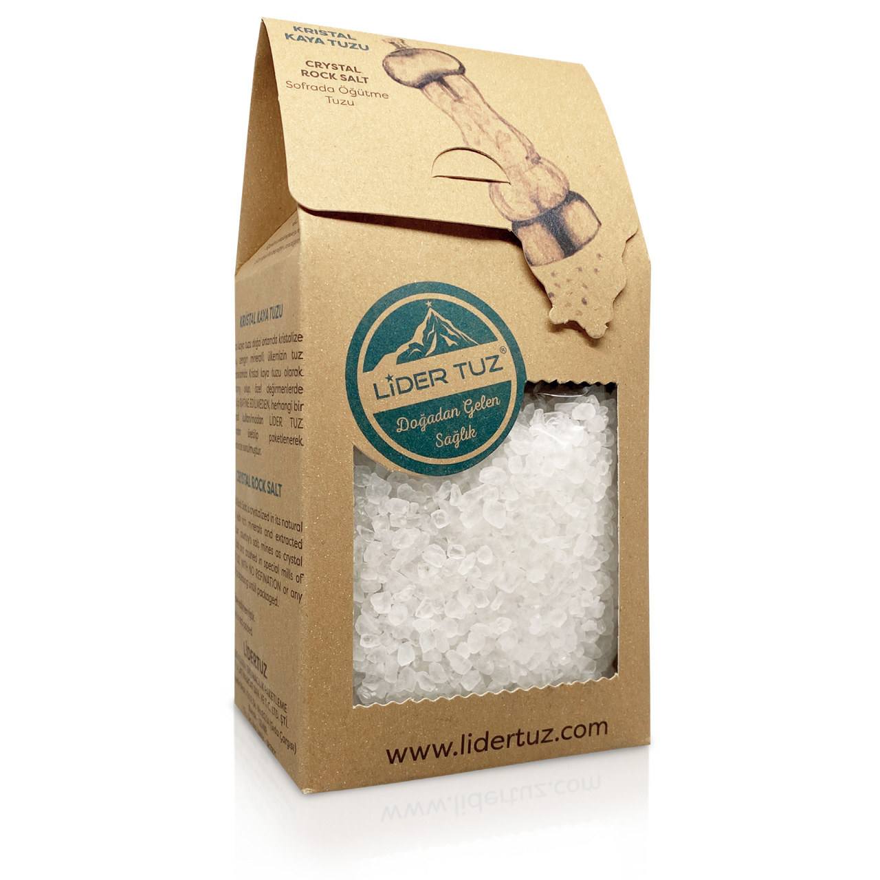 Kristal Kaya Tuzu 500gr Öğütülmeye Hazır